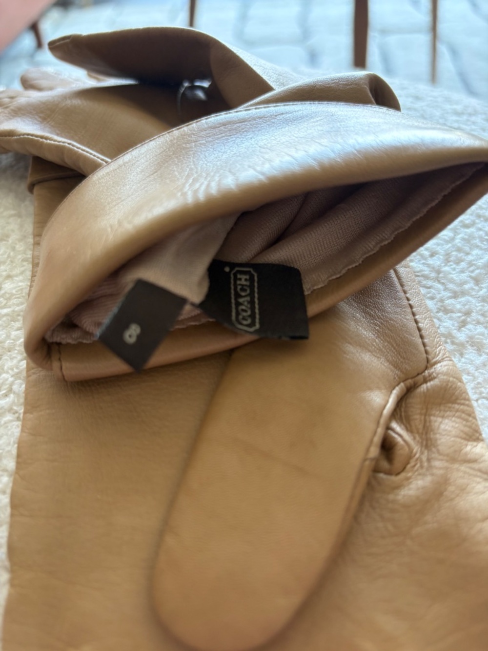 Vintage Coach Leather Gloves - Picture 5 of 5